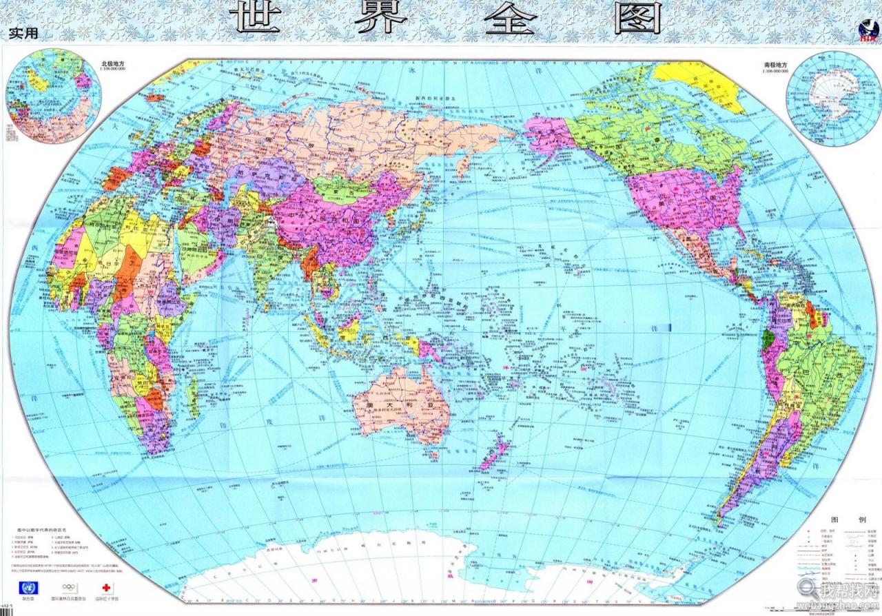 值得收藏两张JPG格式的超高清世界地图+中国地图文件下载