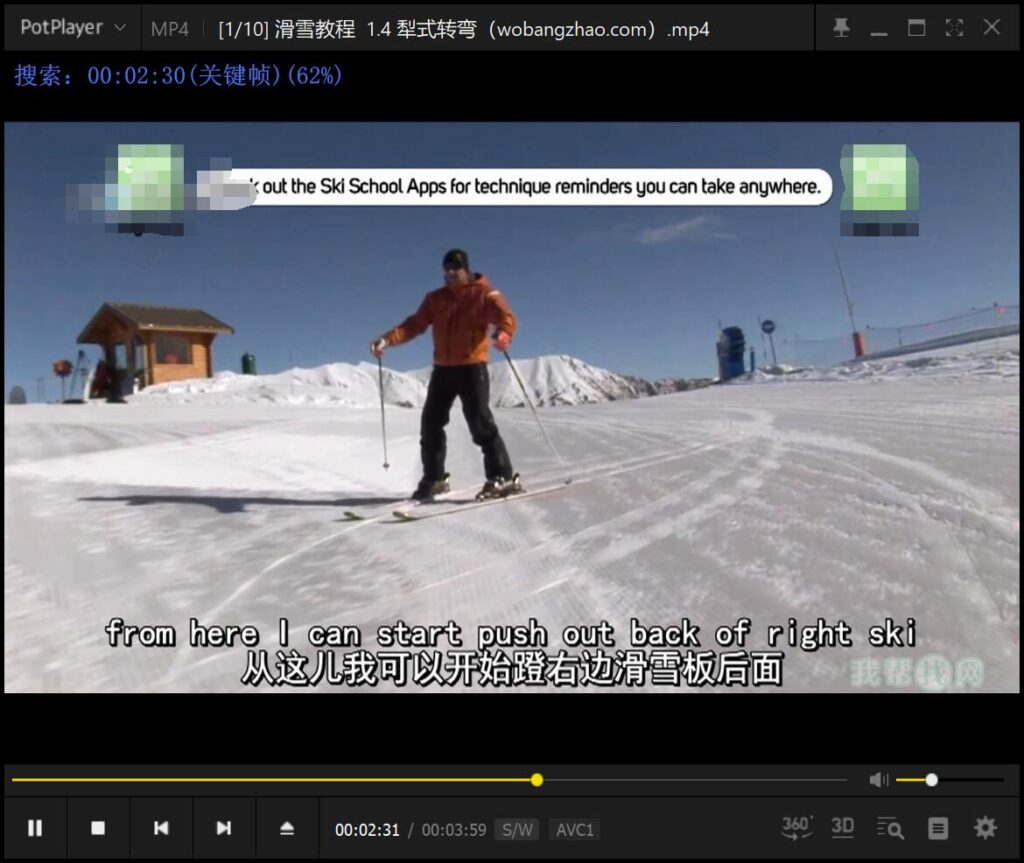 打包国内外最<span style='color:red'>专业的自学单双板滑雪</span>视频教程