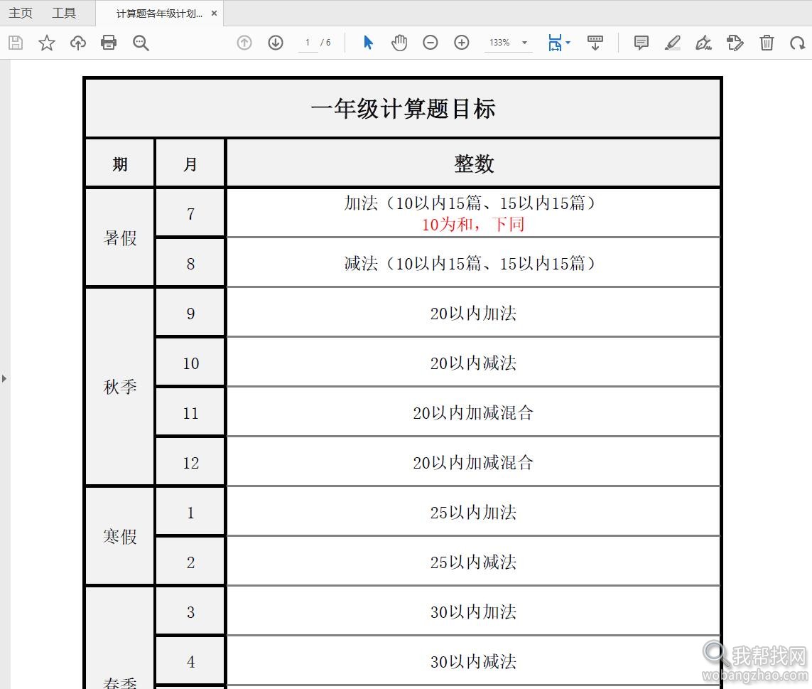 全套小学一二三四五六年级口算题数学速算练习题可打印