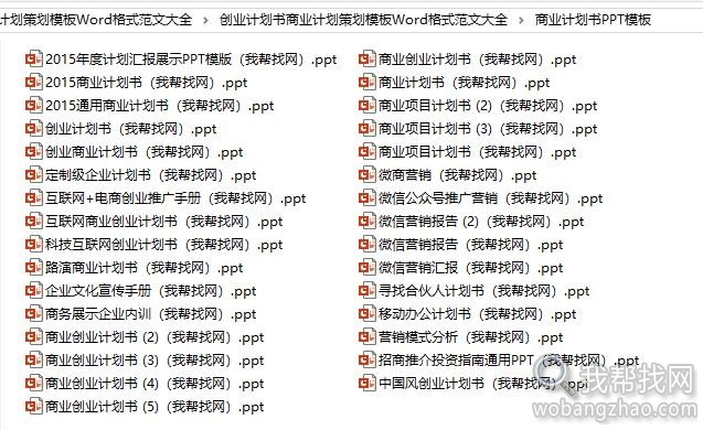 创业计划书商业计划策划模板Word格式范文大全