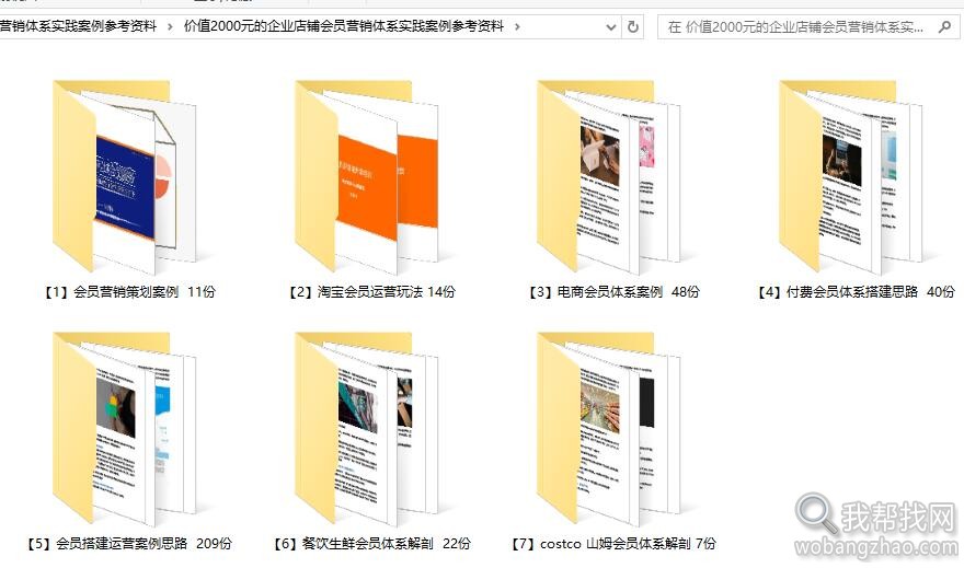 价值2000元的企业店铺会员营销体系实践案例参考资料