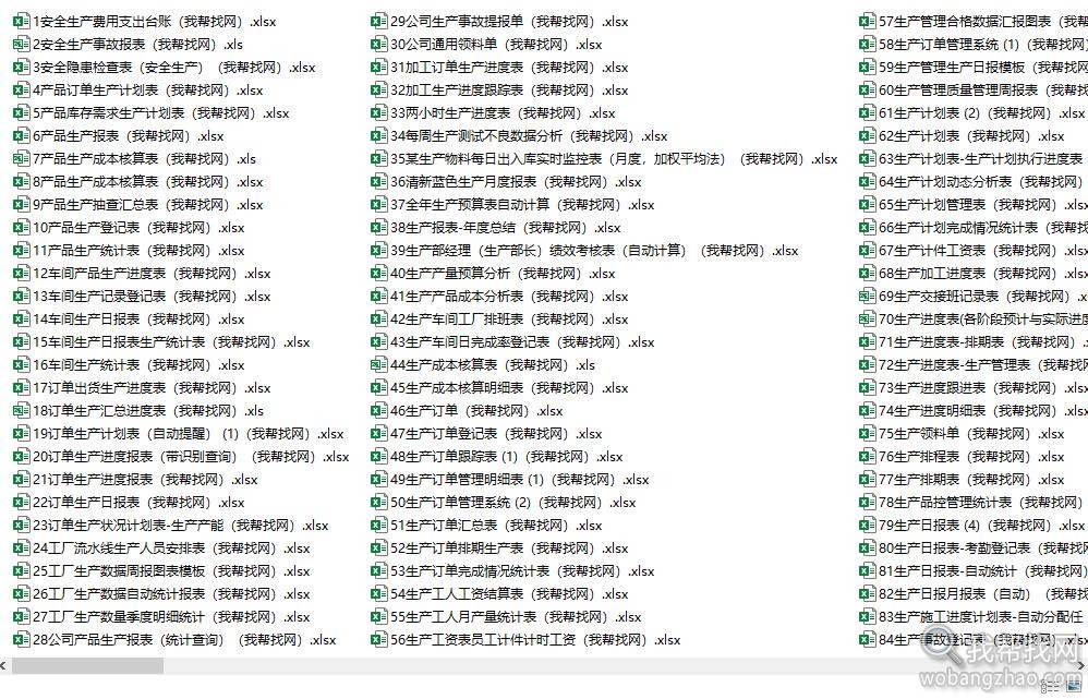 工厂车间生产进度成本订单量PMC计划Excel模板资料下载